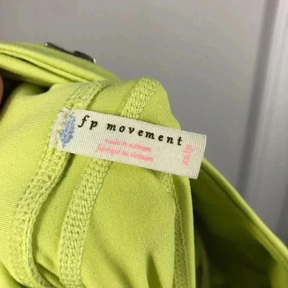 Free People Movement Leggings Activewear Compression Workout Key Lime Women's XS - Picture 2 of 6